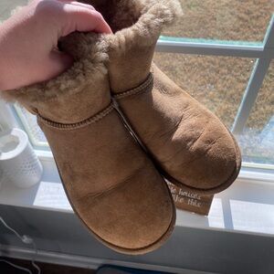 UGG Brown Winter Boots Bailey Button Minis